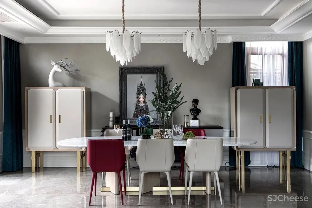 上海600㎡优雅别墅,仪式感才是高级精致!