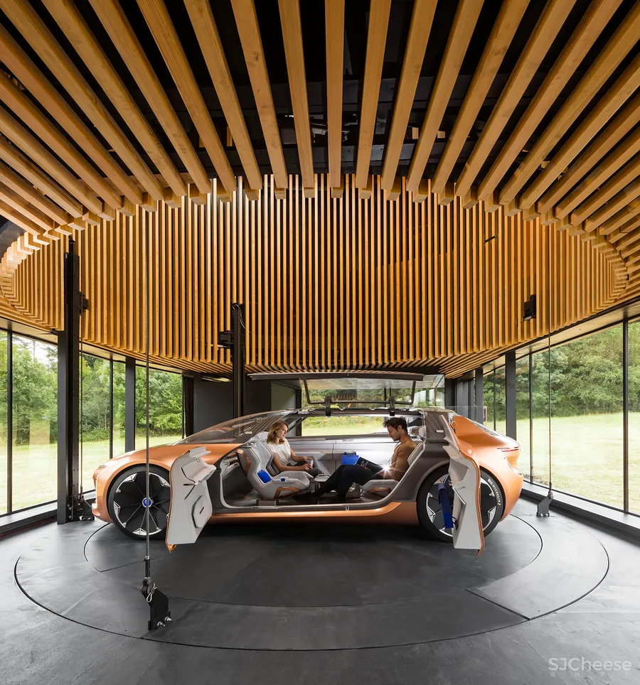 别墅这样设计,车库都省了!