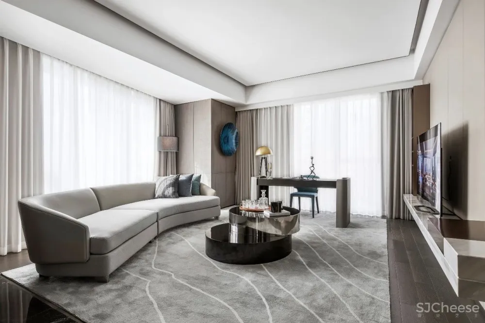 柯翊设计│ 绍兴源盛·云锦中心大平层样板间