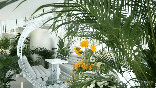 SWS 作品 停靠在青岛小镇上的四季花房:青岛西海岸云中花社咖啡馆