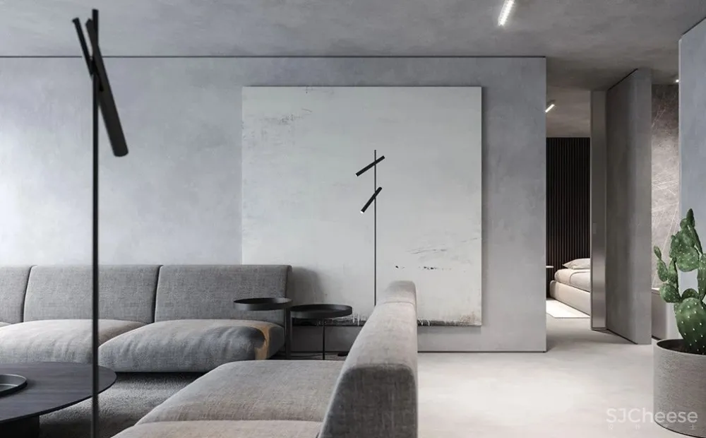 极简灰设计，这个家美爆了！