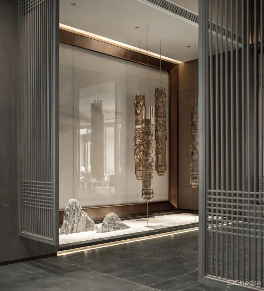 元禾大千 建发鼎华 · 北大珑廷售楼中心,重塑对简雅禅居的理解