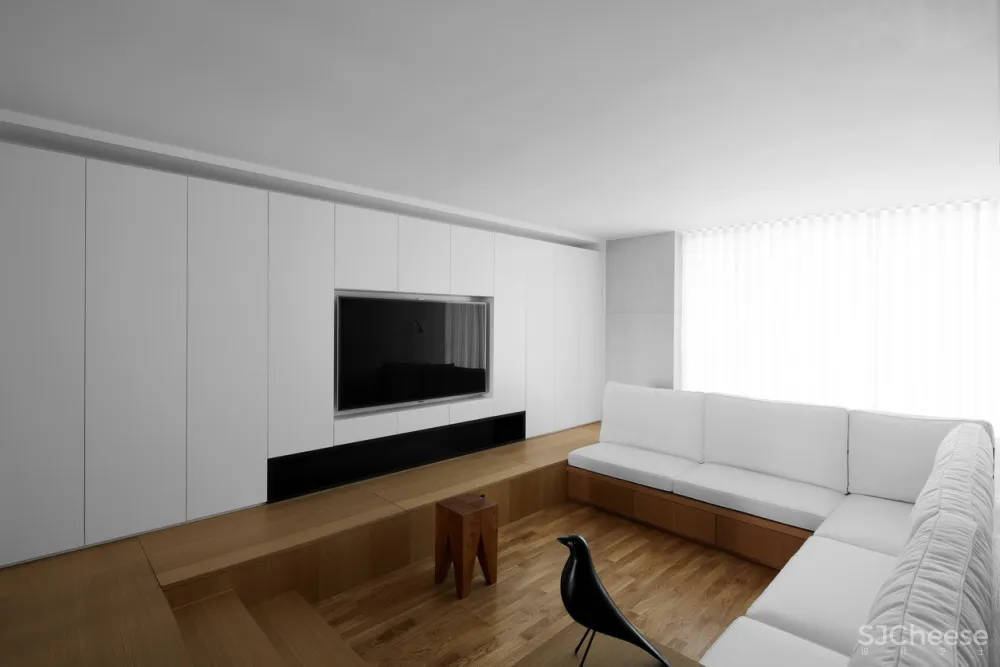 黑白木设计 极简纯白,回归自然!