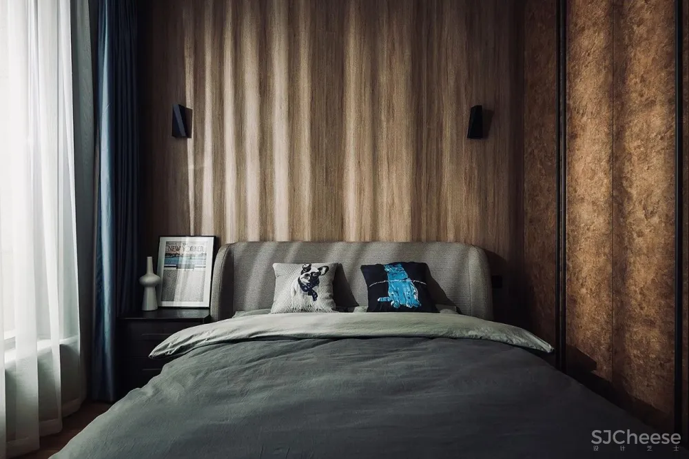 300㎡灰调原木风私宅,简洁质朴惹人爱!