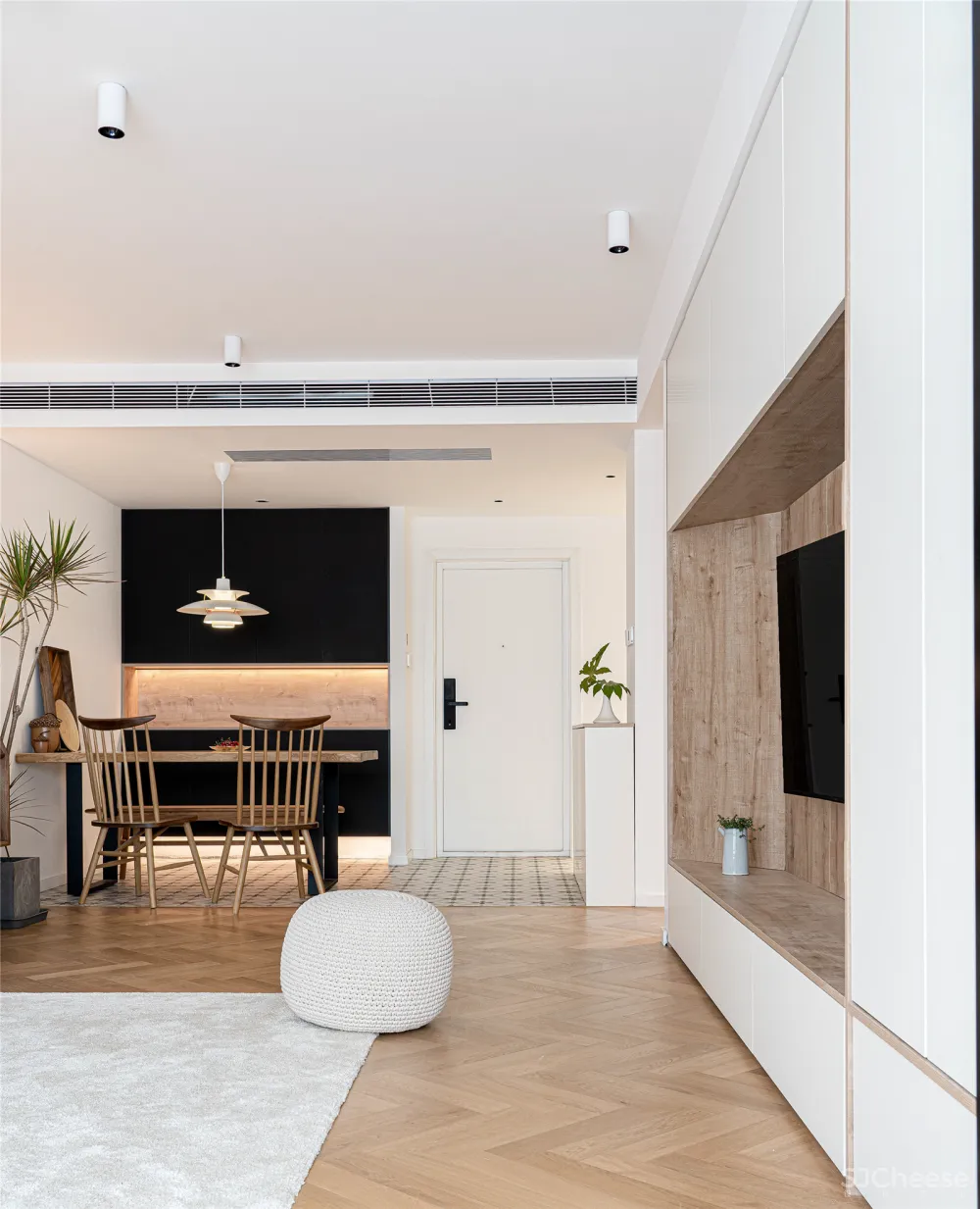 89㎡ 两室两卫，简约的复古设计爱了爱了!