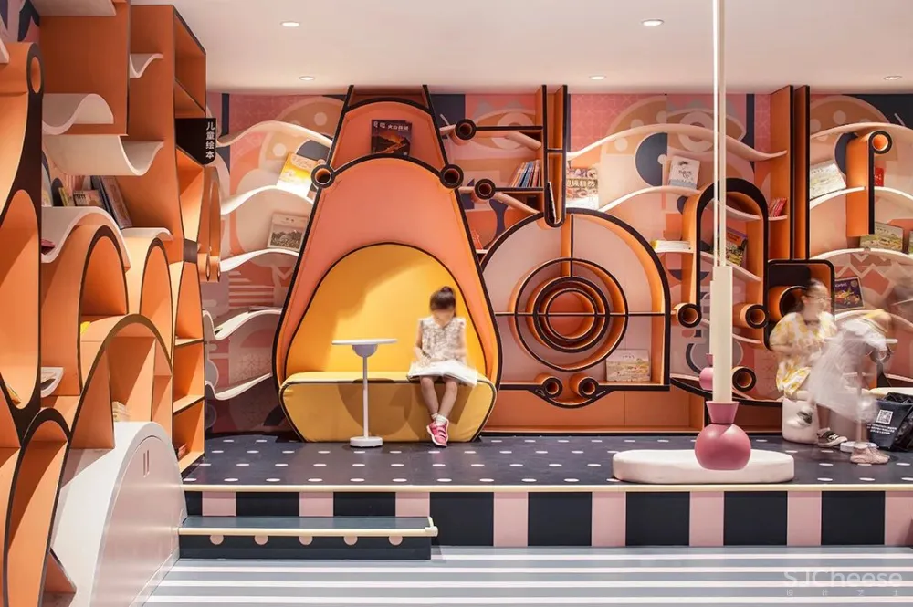 李想新作 宁波钟书阁,1230㎡,把201块“岩石”搬进书店