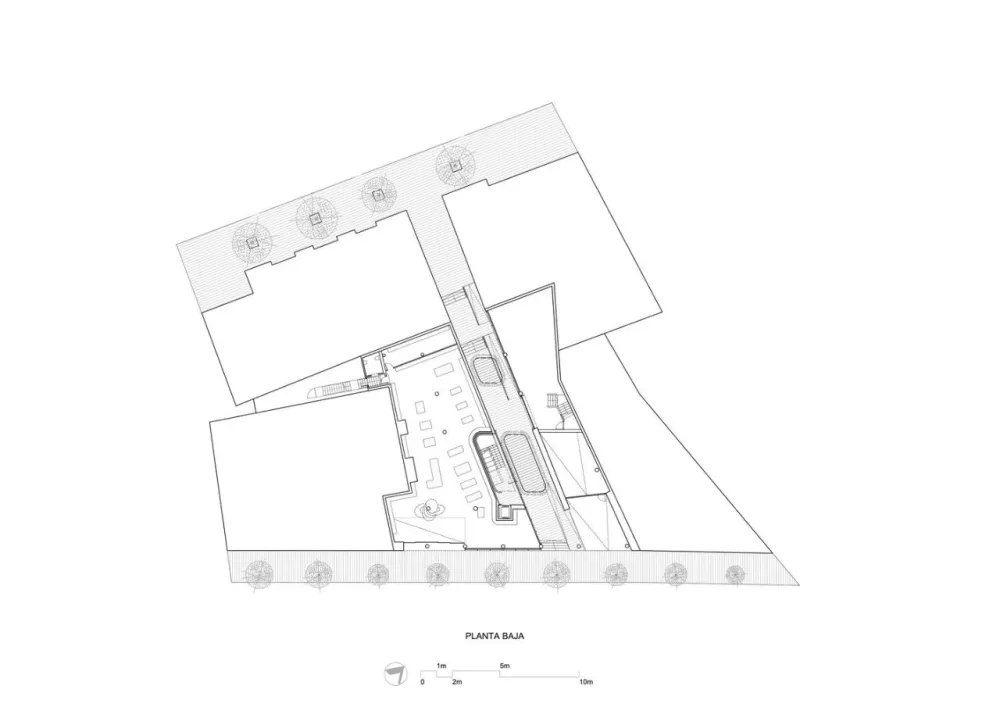 办公楼变身公寓楼,玻璃砖做的中庭,串连起空间之美!