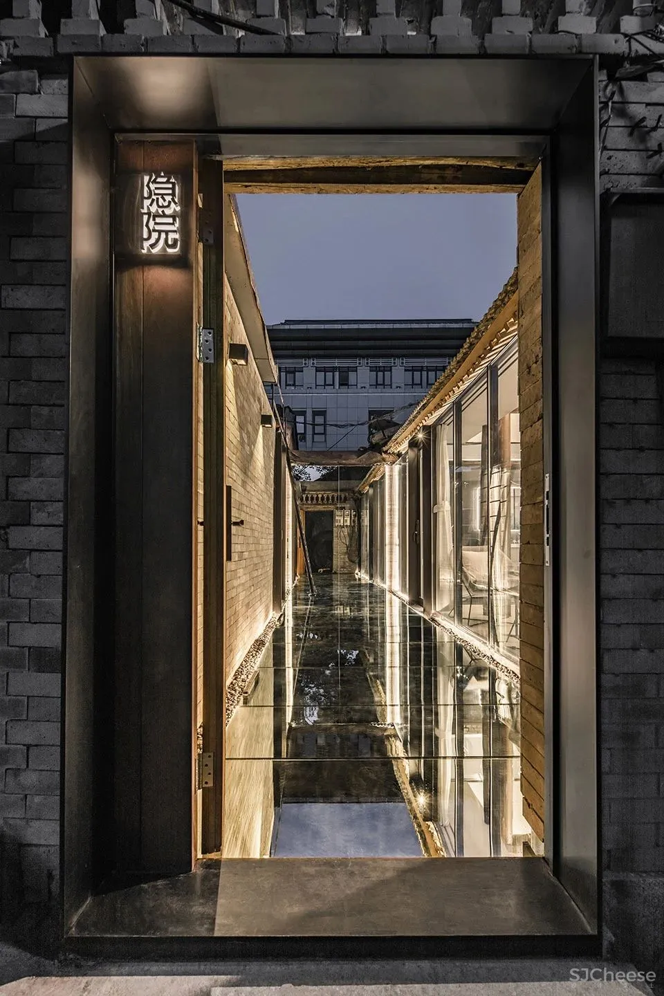 胡同里的镜面院子 宝钞胡同隐院 DAGA大观建筑