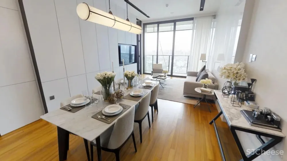 SCDA曾仕乾新作 曼谷泰颐「悦榕轩」六星级超豪华公寓 实景 效果图 平面图