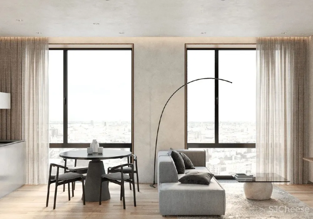 具有功能性和美学的小公寓