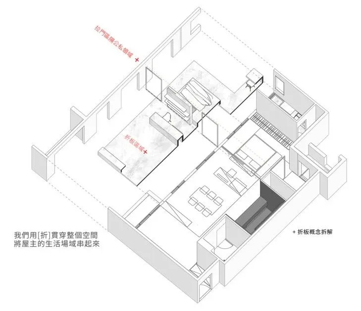 打破常规的布局,79㎡ 每个细节都是设计!
