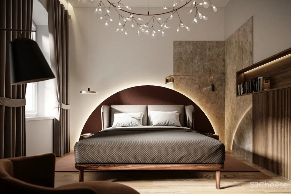 业主喜欢吃巧克力，软装我只能这样设计了