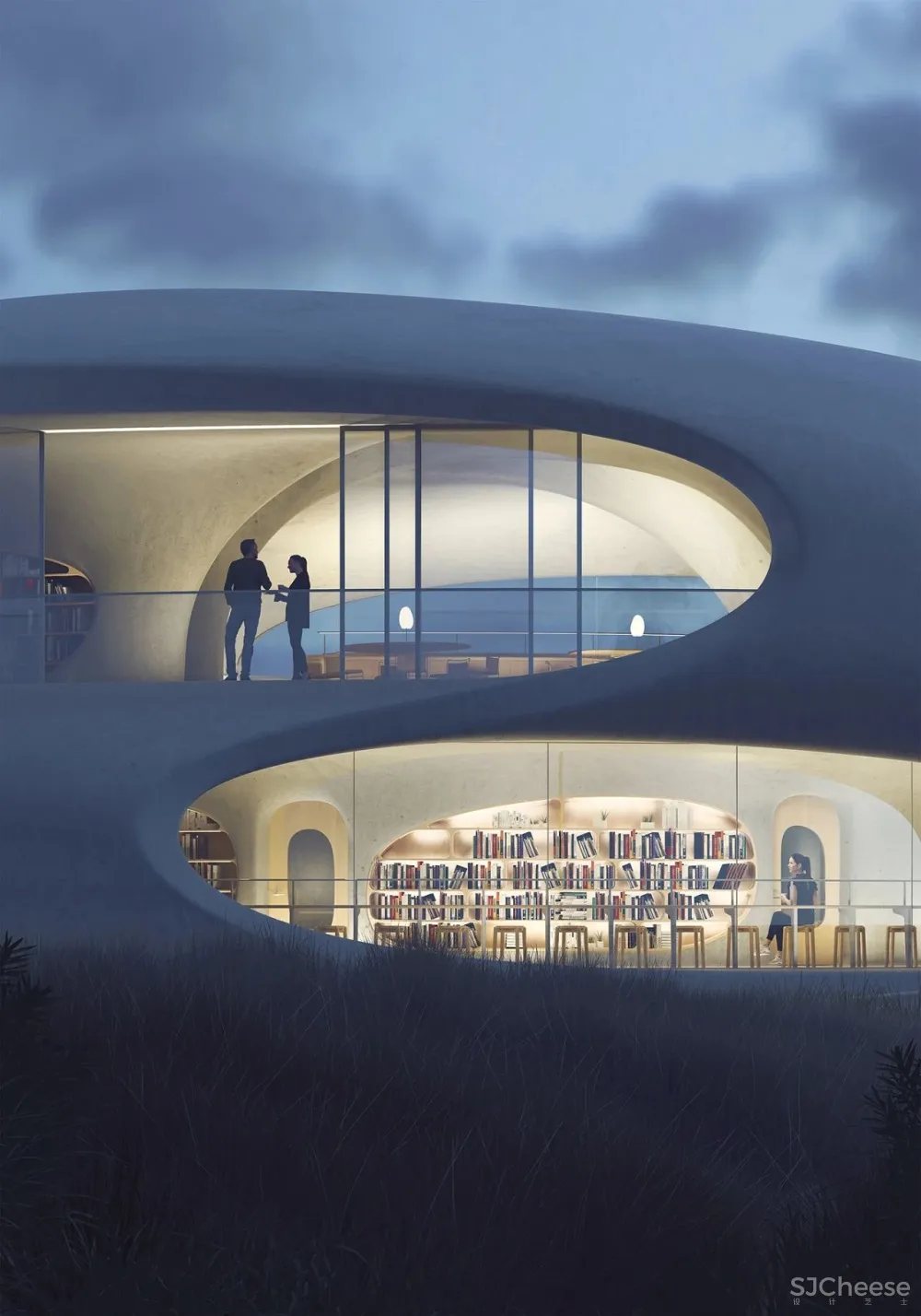 MAD新作“云洞图书馆”即将落成