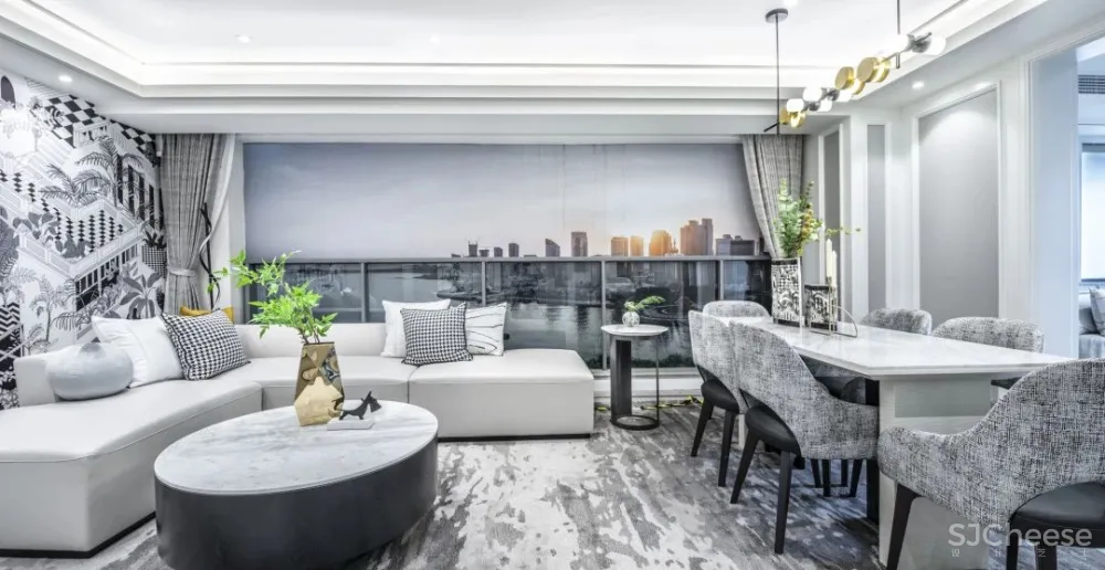 EH DESIGN 空间｜新现代主义风格的多重演绎 —— 越秀地产杭州项目合辑