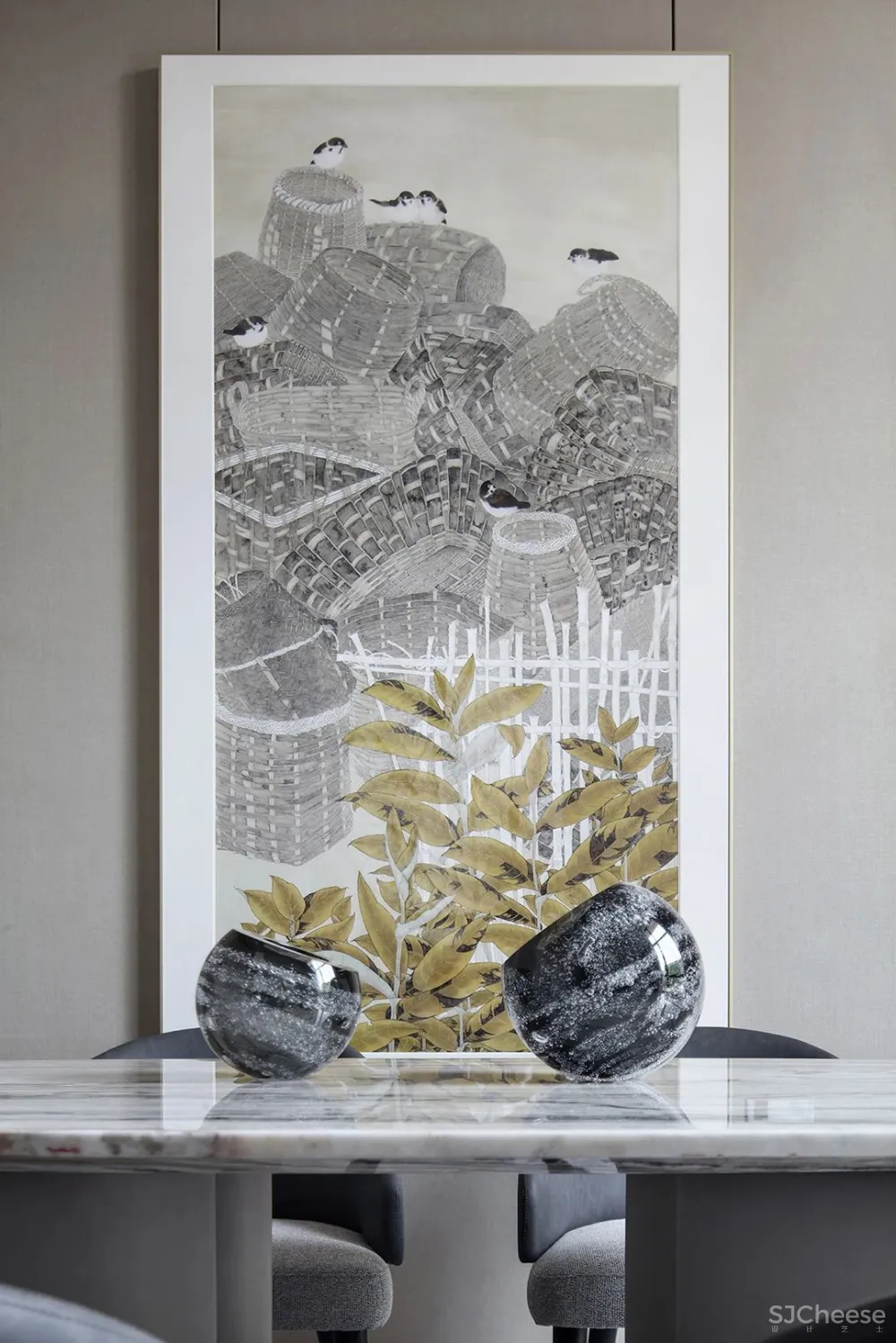 广州伶居侘寂风总部办公，旧得很高级！