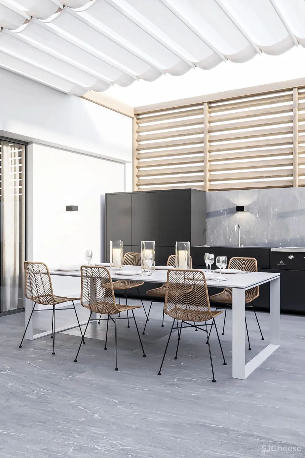 音乐老师进门不做隔断,138㎡三居室无玄关,照样美上天!