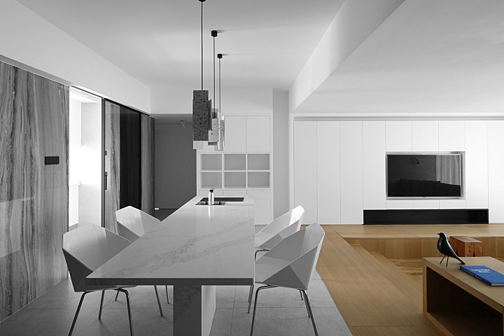 黑白木设计 极简纯白,回归自然!