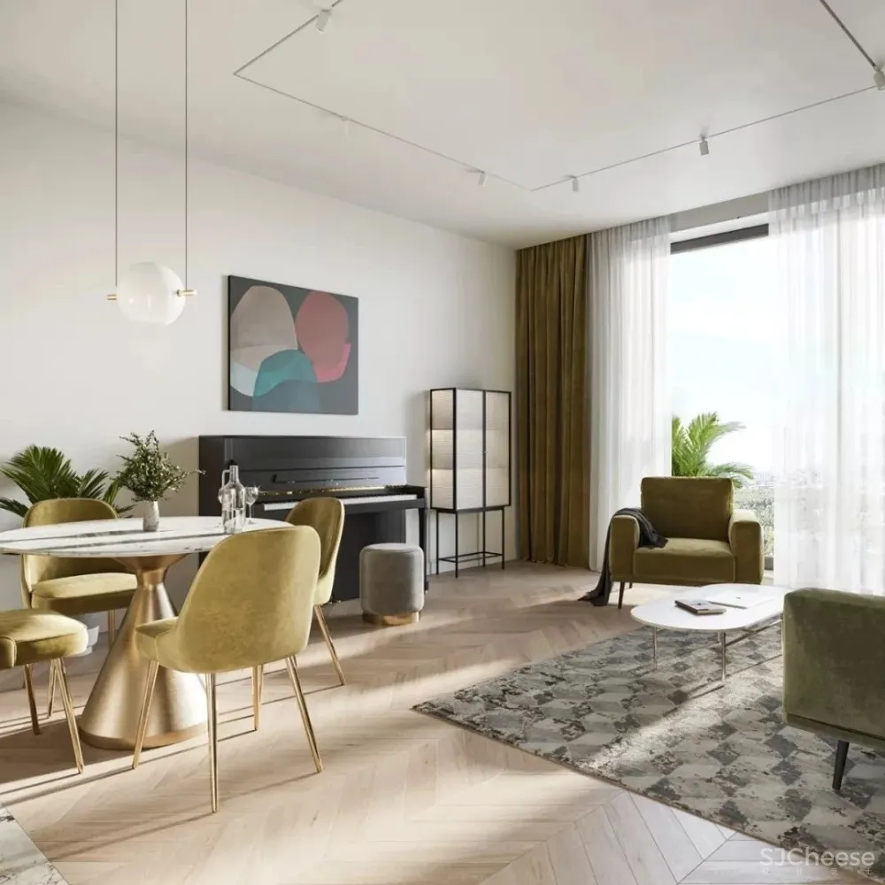 98㎡轻奢风精致私宅，兼具经典与时尚！