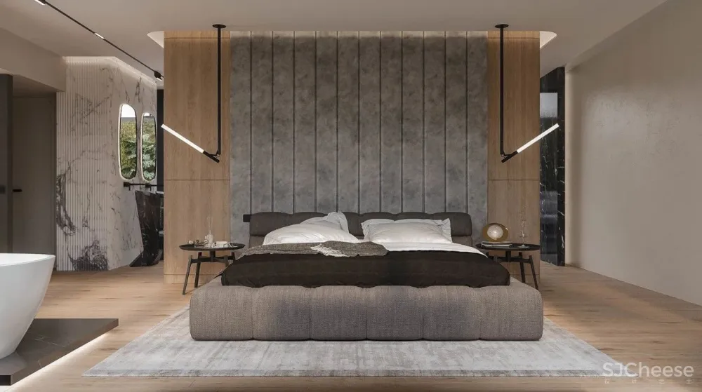 230㎡ 小复式，卧室里带卫生间这样装实在太美了！