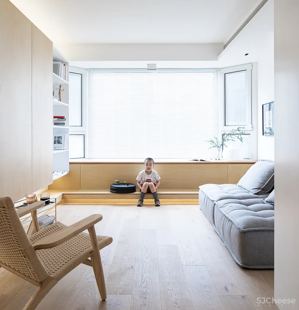 89㎡学区房改造,简约木质,超舒适!