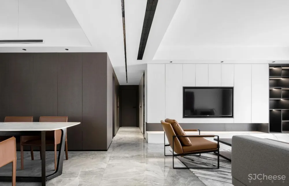 140㎡意式私宅，极简让空间更分明 徐振海设计