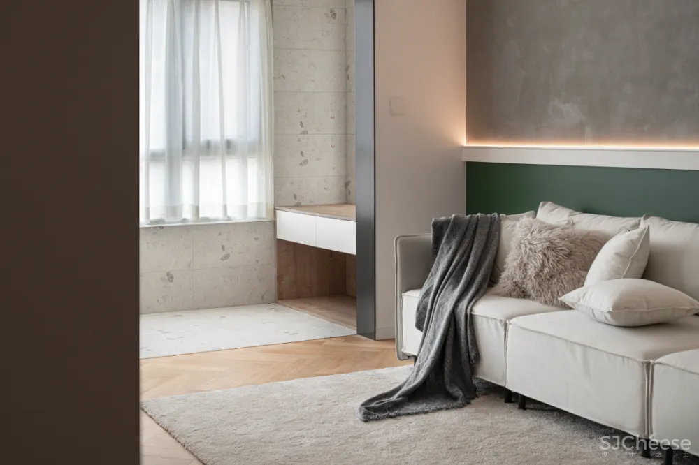 89㎡ 两室两卫，简约的复古设计爱了爱了!