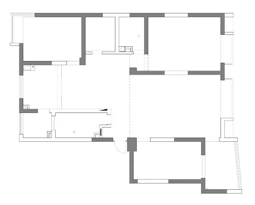极致黑白 温润原木,极简高效的空间美学