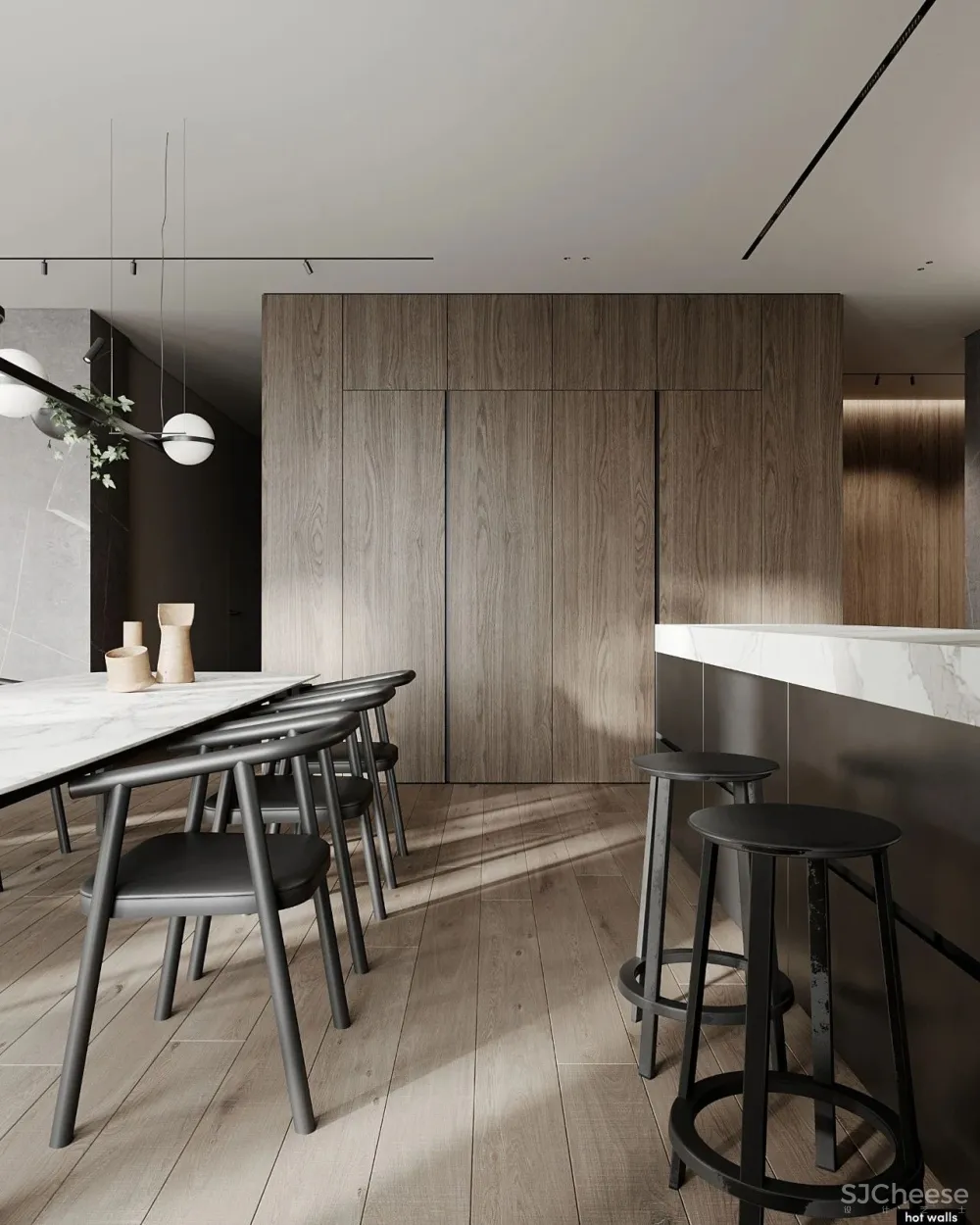 线条 高级灰,不一样的韵律美 hot walls