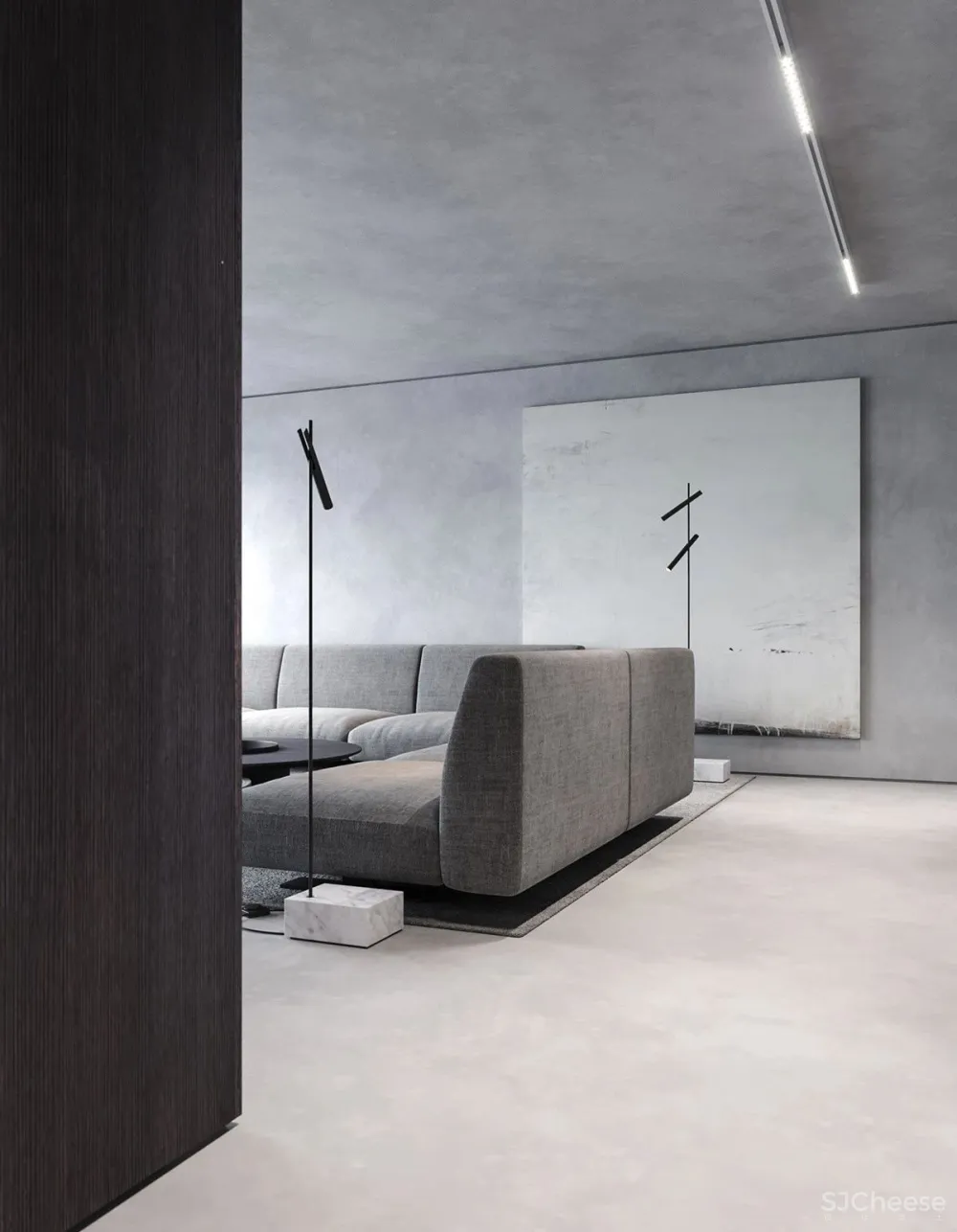 极简灰设计，这个家美爆了！