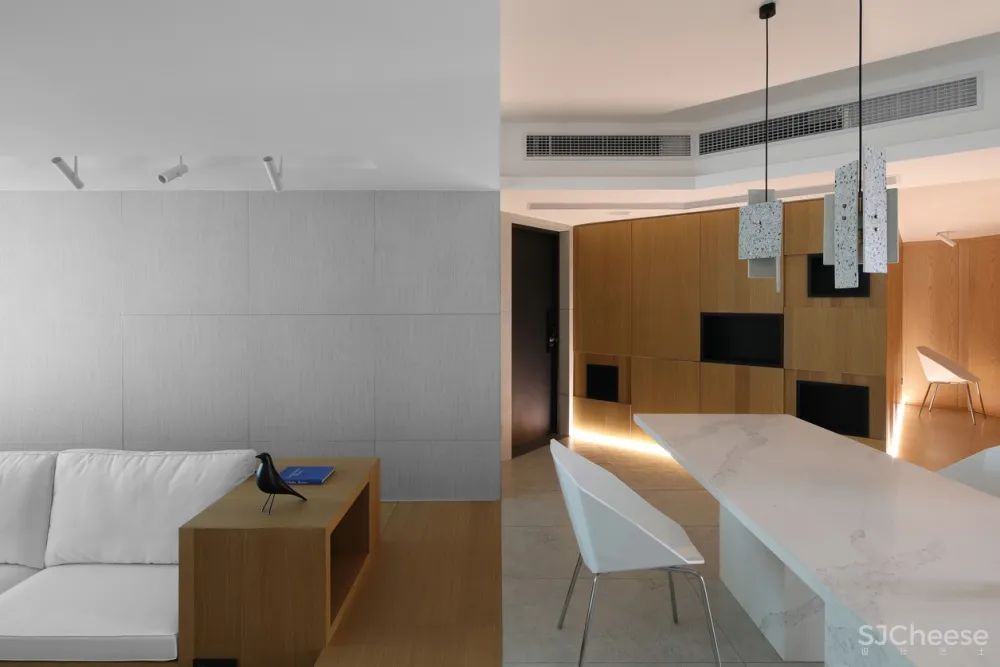 黑白木设计 极简纯白,回归自然!