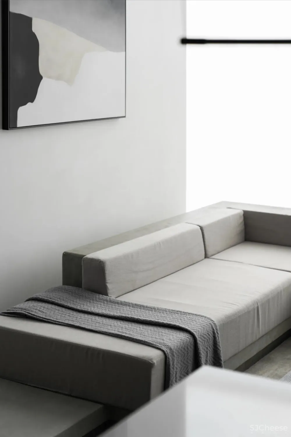 通透感 光影美学，打造黑白极简格调 桐里设计