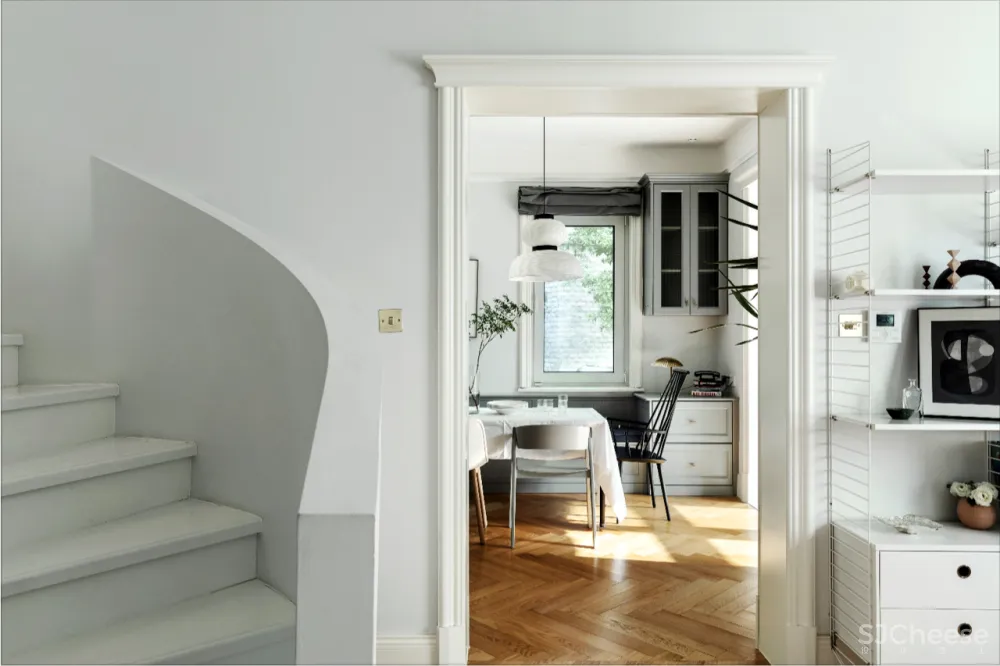 去别墅风装修,这个300㎡美得清新脱俗