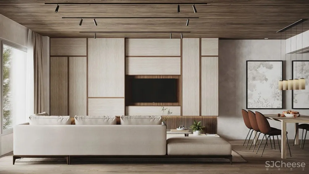 丰富的棕色和灰色调