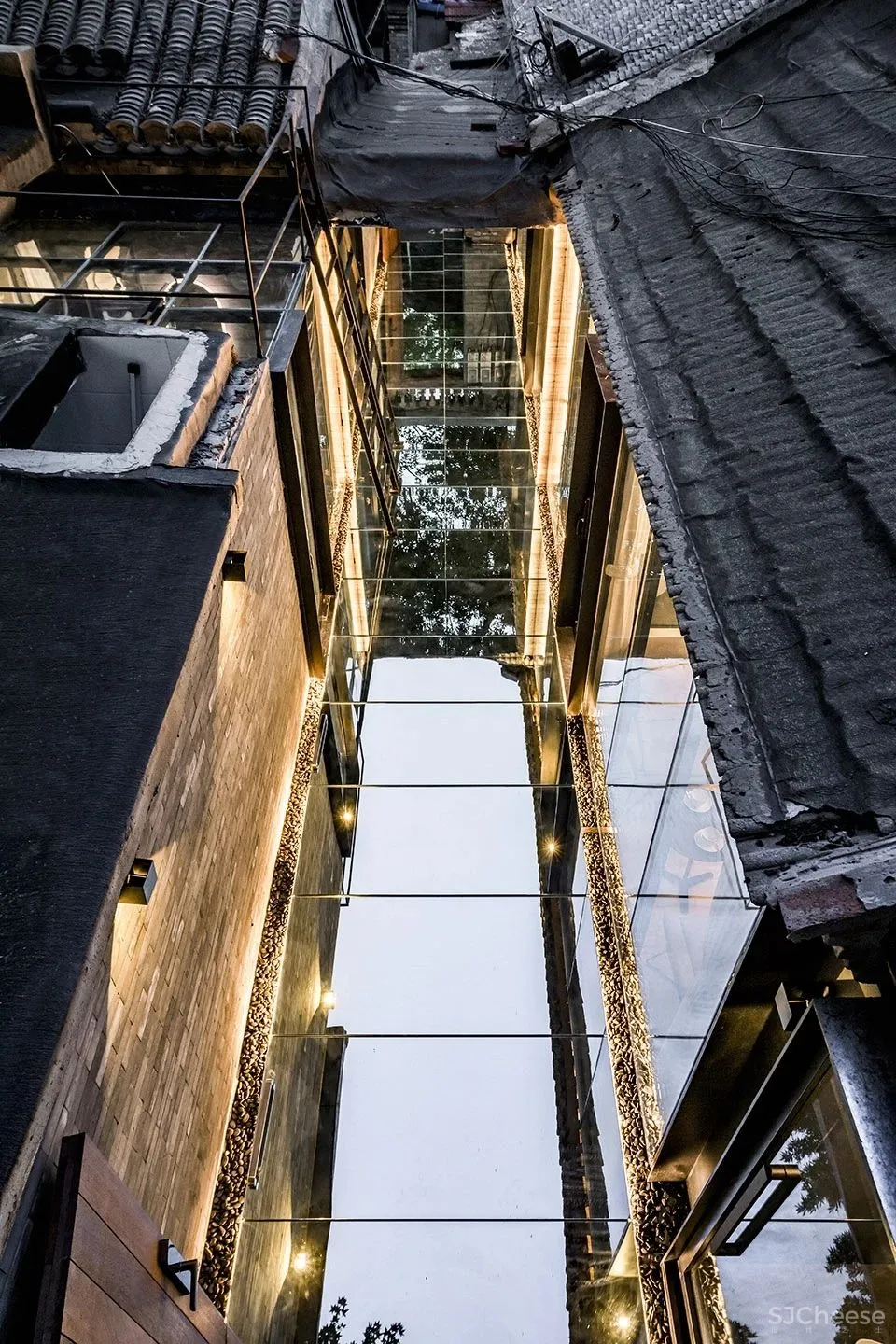 胡同里的镜面院子 宝钞胡同隐院 DAGA大观建筑