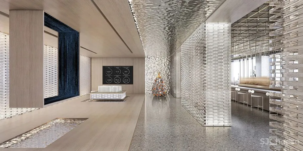 G ART 集艾 玻璃砖 这样设计，满满的艺术格调