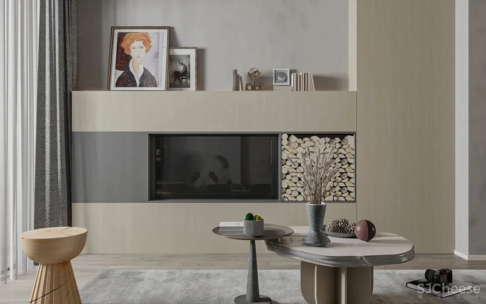 丰富的棕色和灰色调