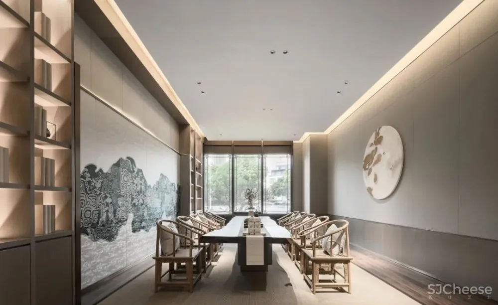 元禾大千 建发鼎华 · 北大珑廷售楼中心,重塑对简雅禅居的理解