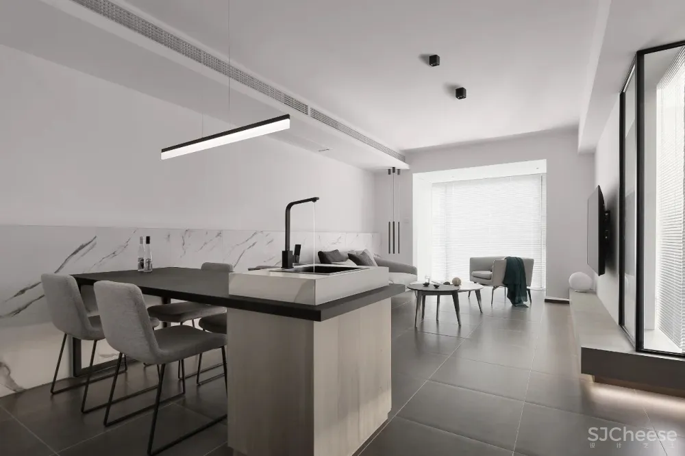 半开放式书房,现代设计新趋势