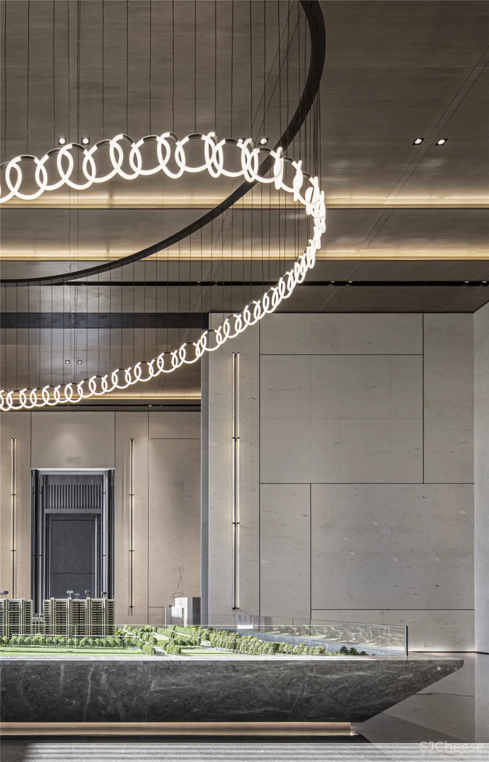 羽果设计新作:老工业城市美学风格的售楼处