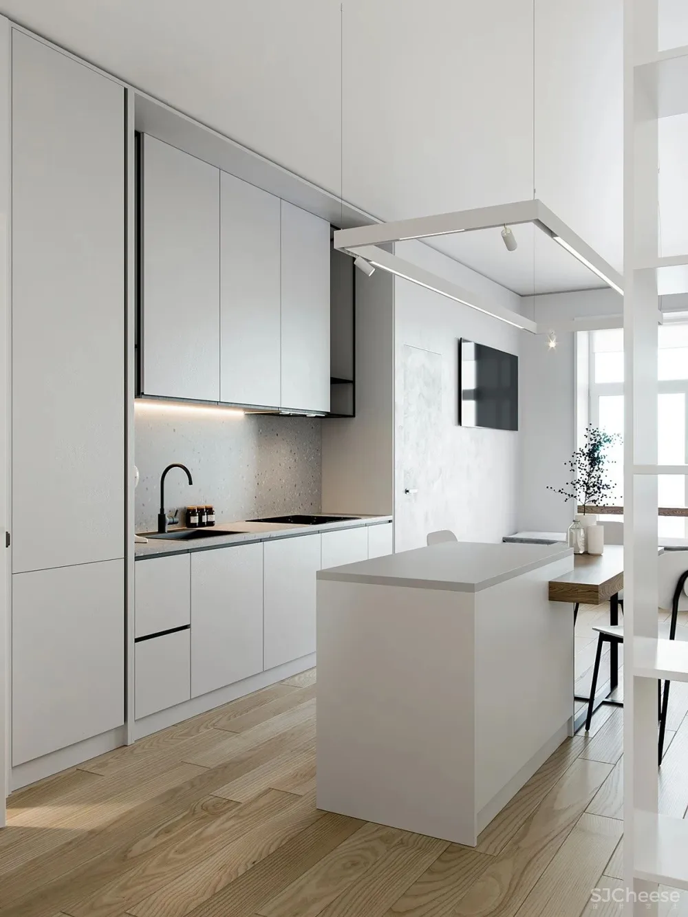 去风格化,小空间的和谐美