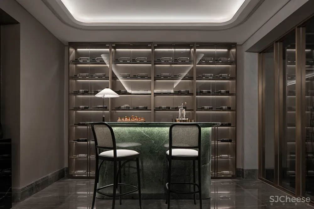 【中熙设计-梁景华联袂新作】504㎡杭州城桃源小镇别墅豪宅设计,带来耳目一新的现代民国思潮!