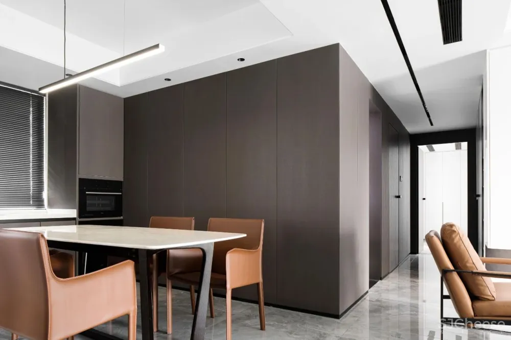 140㎡意式私宅，极简让空间更分明 徐振海设计