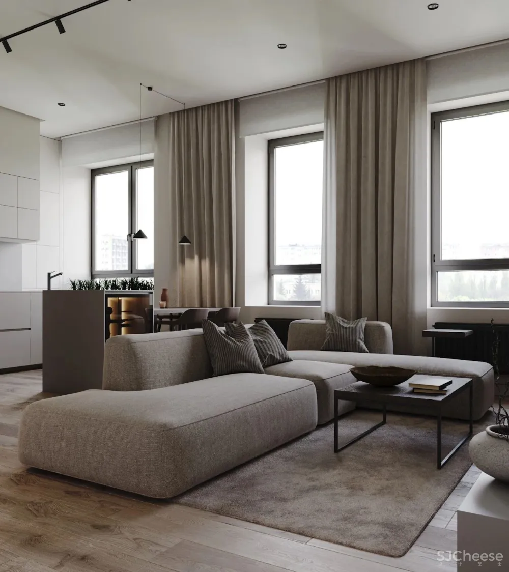 软装到位了，再小的户型，也很有范