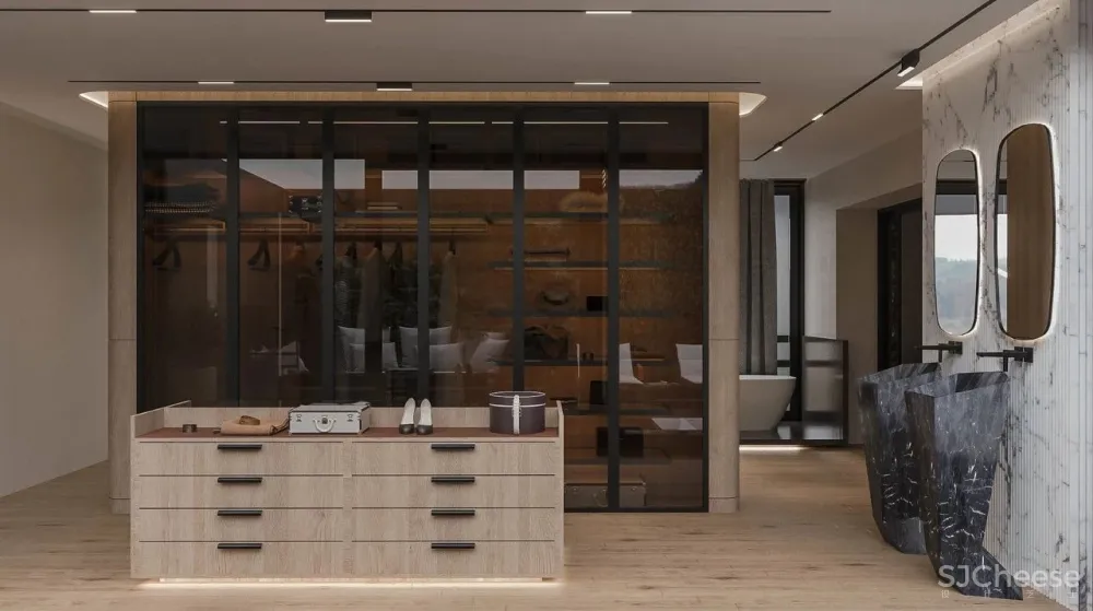 230㎡ 小复式，卧室里带卫生间这样装实在太美了！