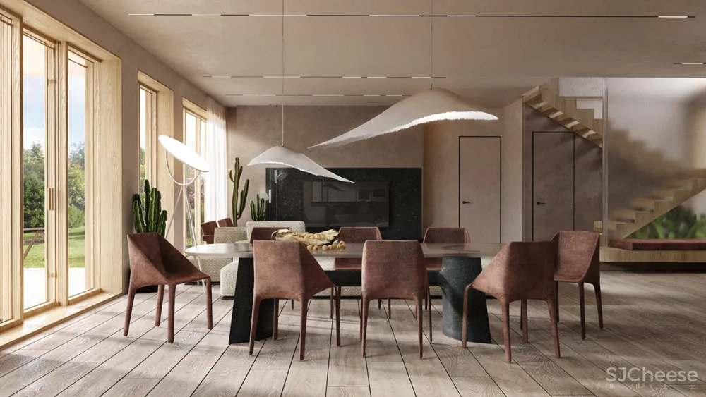 丰富的棕色和灰色调