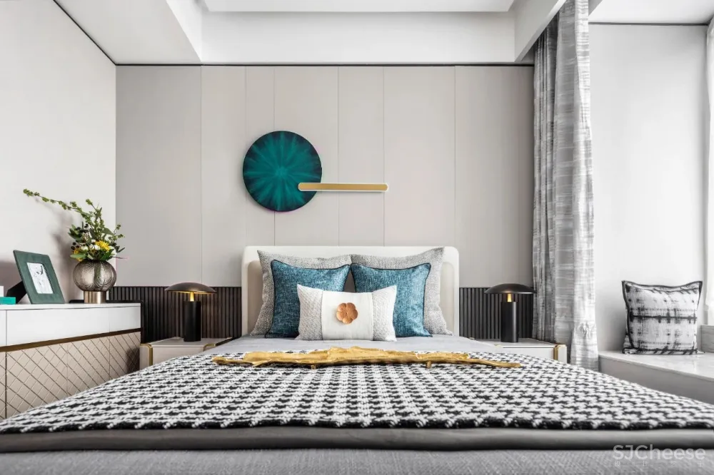 KOYI柯翊:点睛孔雀蓝,演绎现代简约家居轻奢范