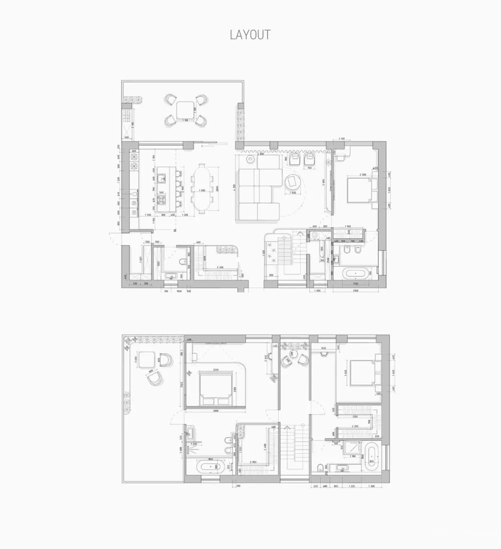 丰富的棕色和灰色调