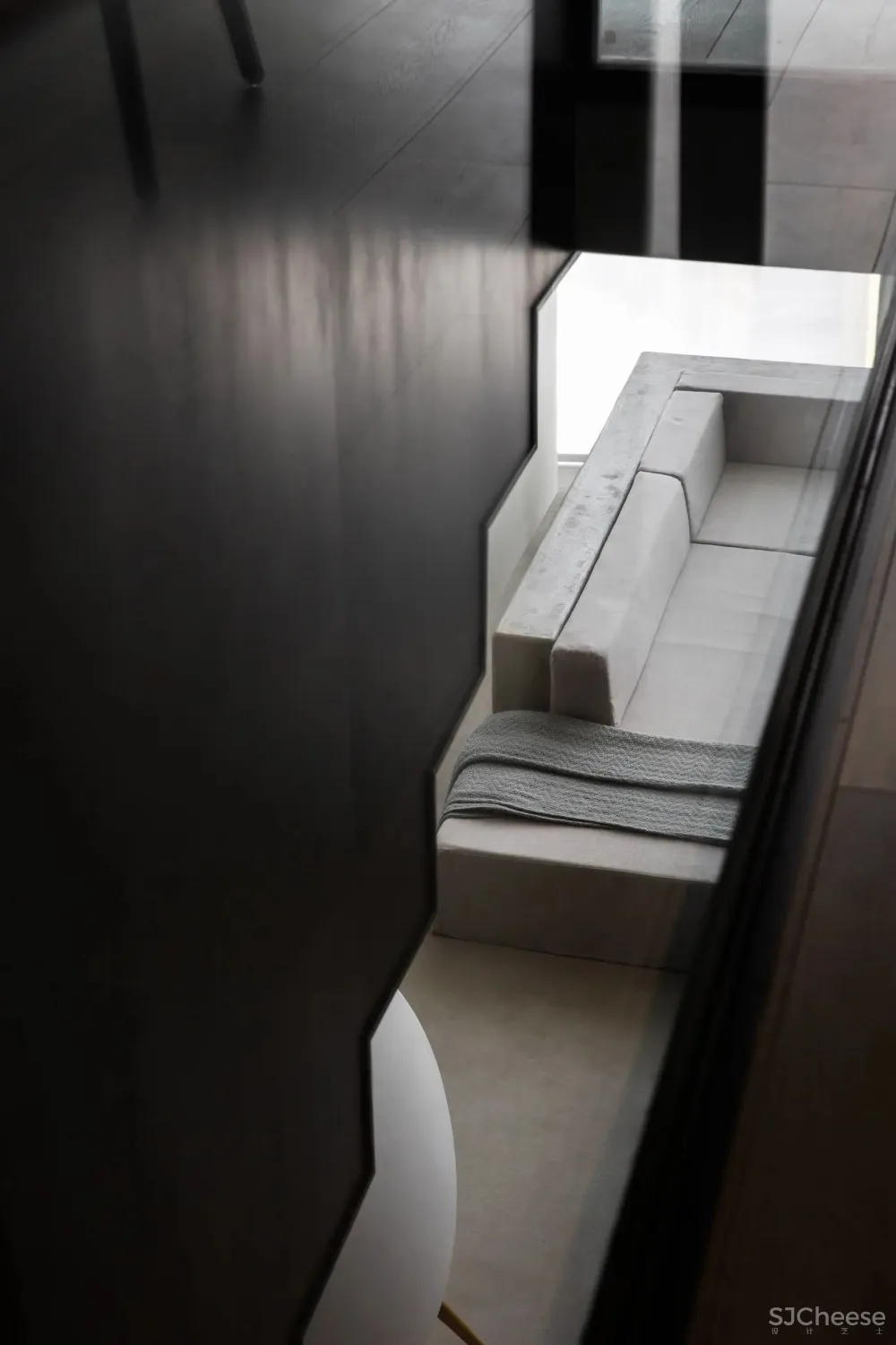 通透感 光影美学，打造黑白极简格调 桐里设计