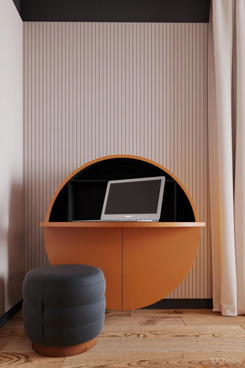 Creating Well Rounded Interiors With Circle Themes - Orange