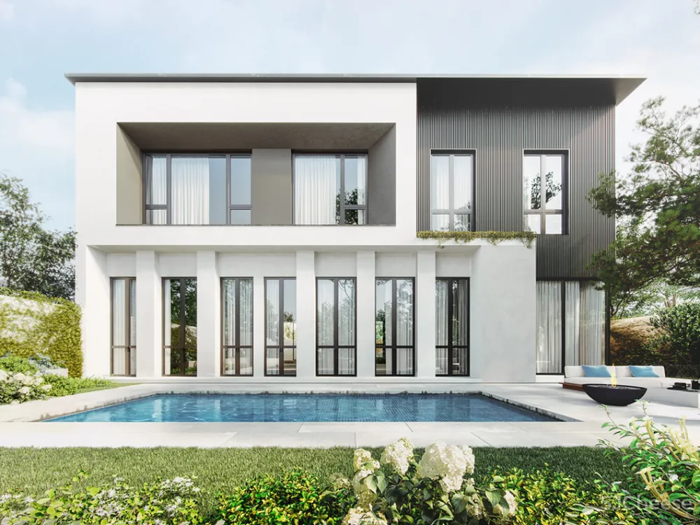 葛晓彪:400㎡私宅设计,自然奢适的乡间美墅!